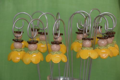 Blumenfee Sonnenblume 1 Stück inkl. Stab – zweite Ansicht
