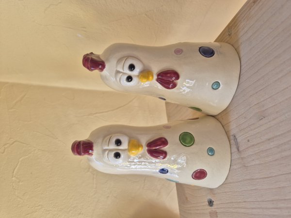 2er Set Hühner bunt