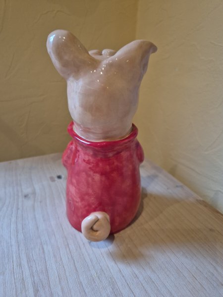 Schweinchen, Zaunhocker – zweite Ansicht
